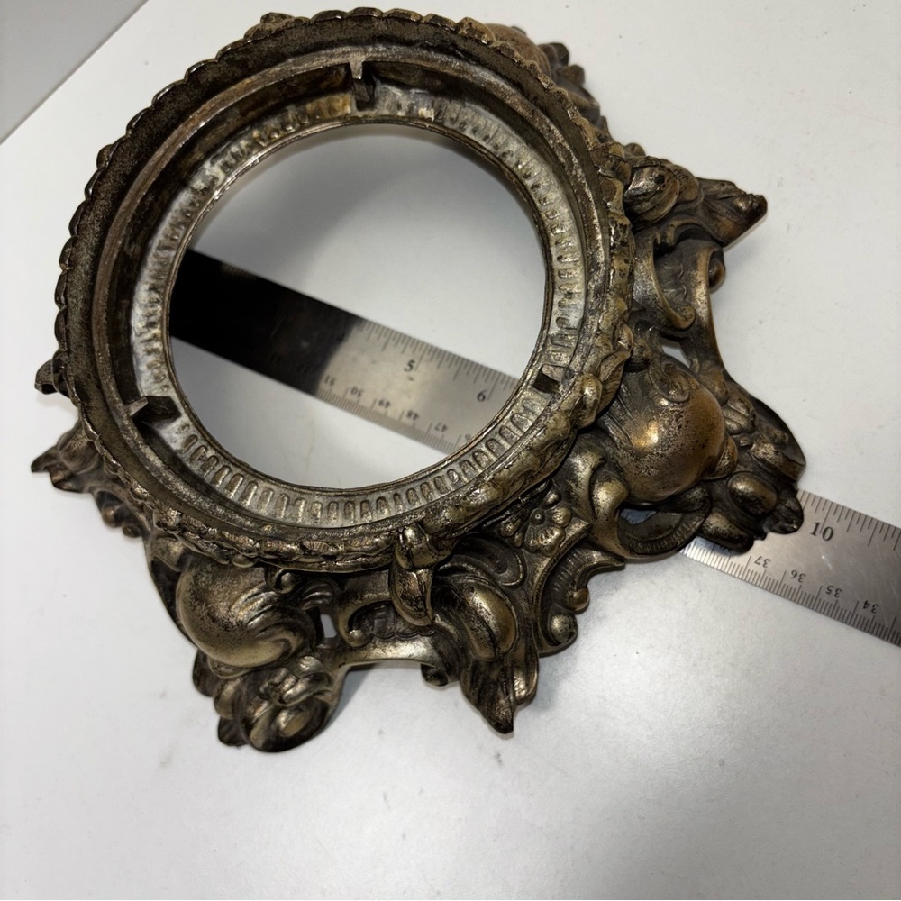 Pitman-Dreitzer vintage ornate metal silver tone punch bowl stand - Picture 7 of 7